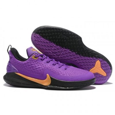 Nike Erkek Mamba Focus Mor / Siyah / Metal Altın Basketbol Ayakkabısı Türkiye - 5TGXV1NS